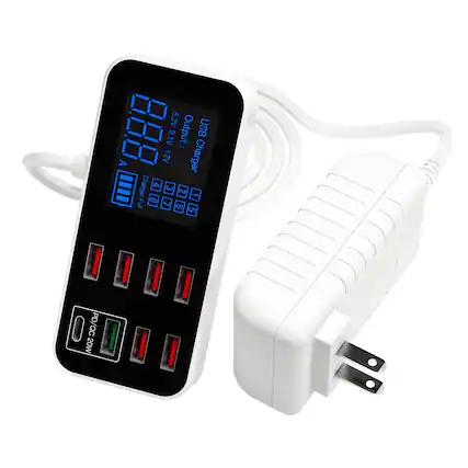 5.2V USB B
9.1V
9. Output
A
12V Charger
4
3
2
8
Full
5
PD/QC
20W