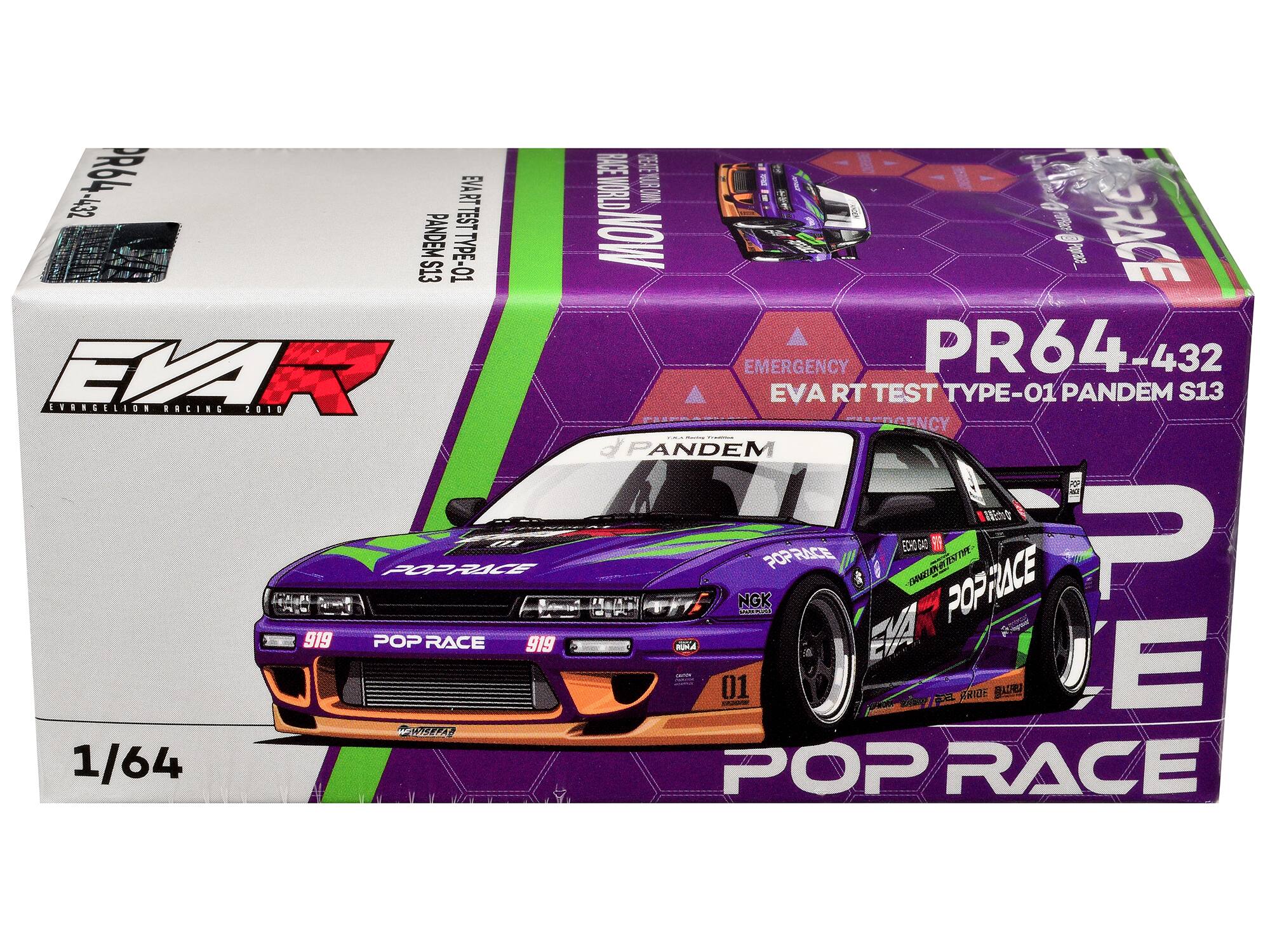 R4 RACE EVA RT WORLD NNORD 432 TEST PANDEM TYPE-01 EMERGENCY PR64432-432 EVAR TRRGELIOH RRCING 2018 EVA RT TEST TYPE-01 PANDEM S13 AGENCY PANDEM Be ht EHOGAD POPRACK POPRACE DANIENASTIE NGK POPPLACE F 919 POP RACE 919 AA EAR E 01 VRIDE A RTLIAL 1/64 POP RACE