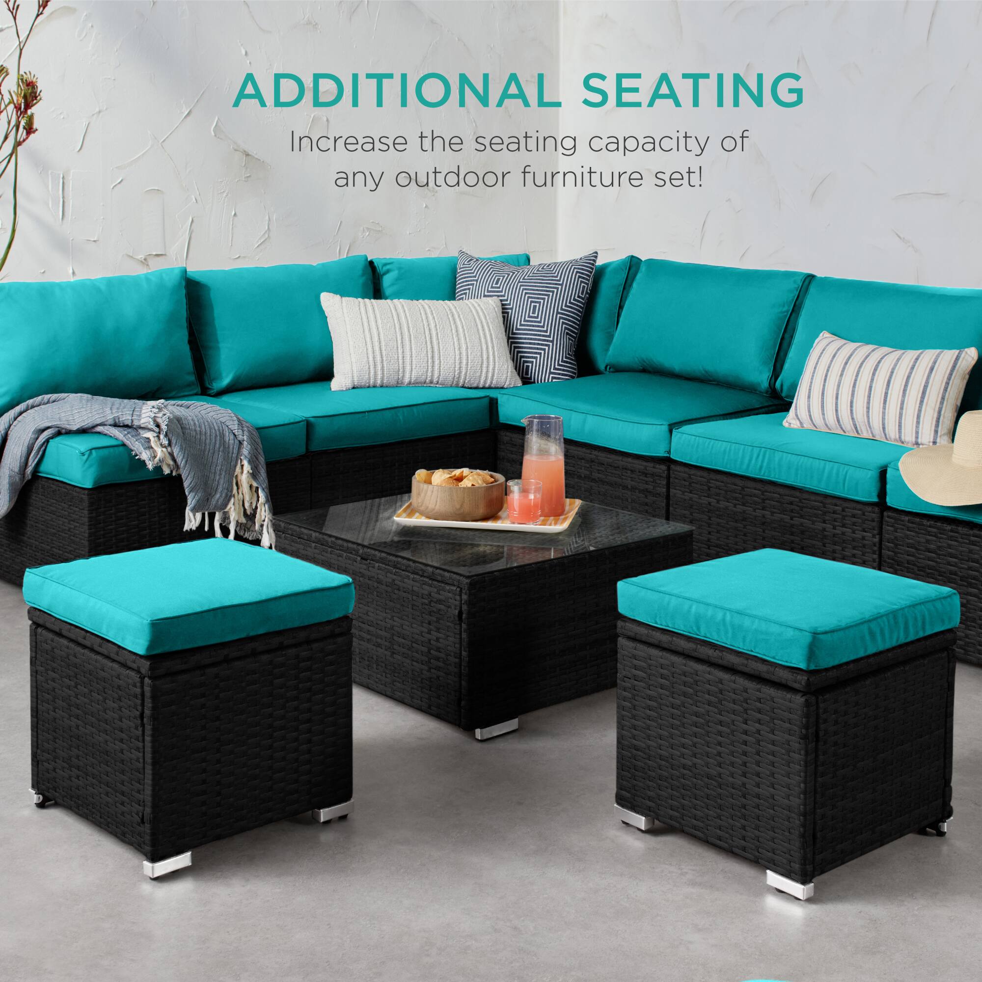 ADDITIONAL SEATING  
Increase the seating capacity of any outdoor furniture set!