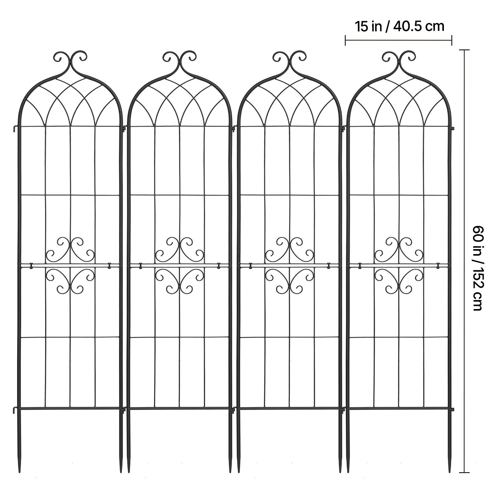 15 in / 40.5 cm  
60 in / 152 cm
