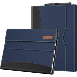 Kitcheniva - Folding Stand Case For Microsoft Surface Pro 11 10 9 13 Inch - Navy Black