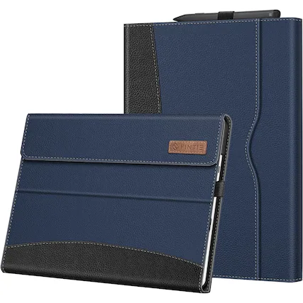 Front. Kitcheniva - Folding Stand Case For Microsoft Surface Pro 11 10 9 13 Inch Navy Black - Navy Black.