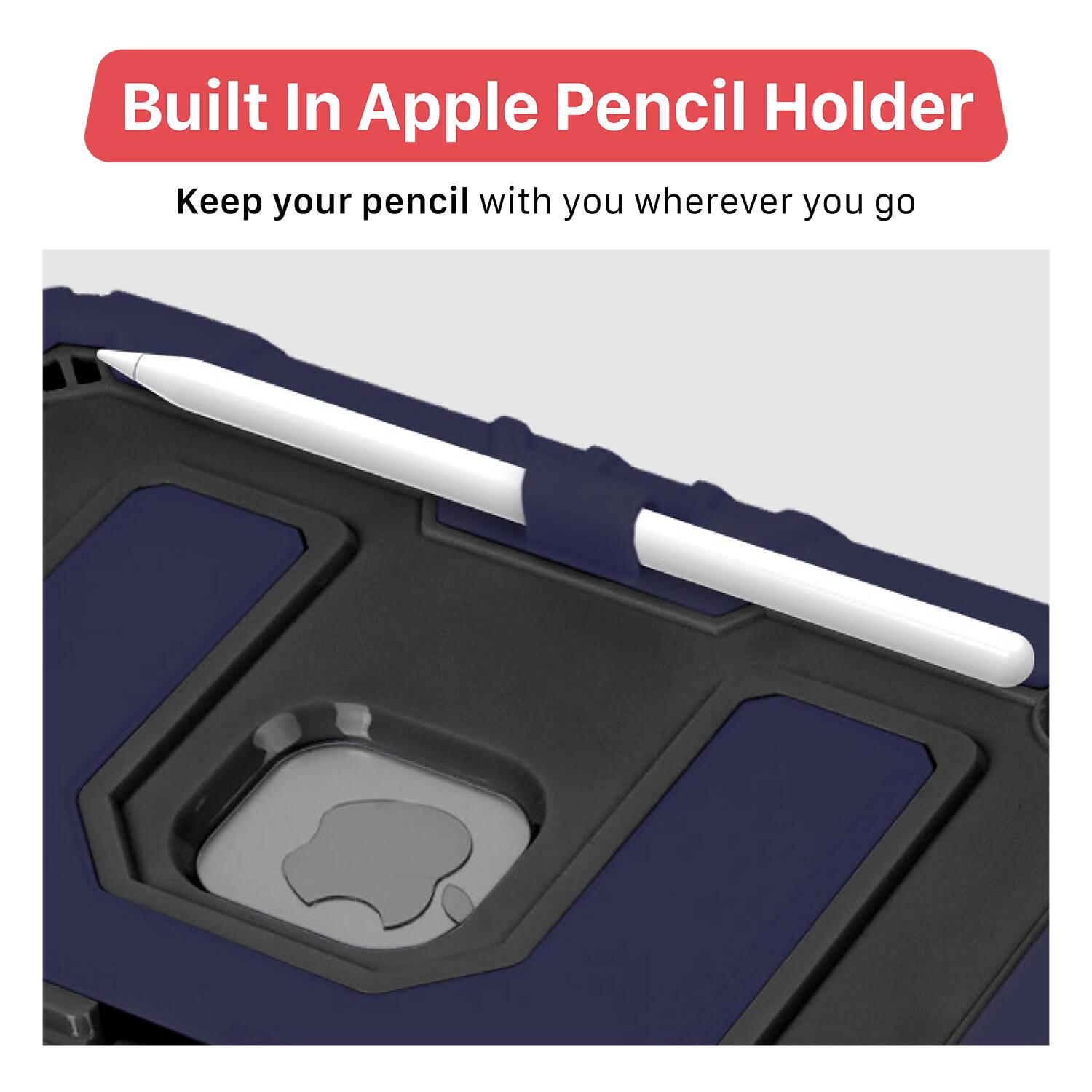 Built In Apple Pencil Holder

Keep your pencil with you wherever you go