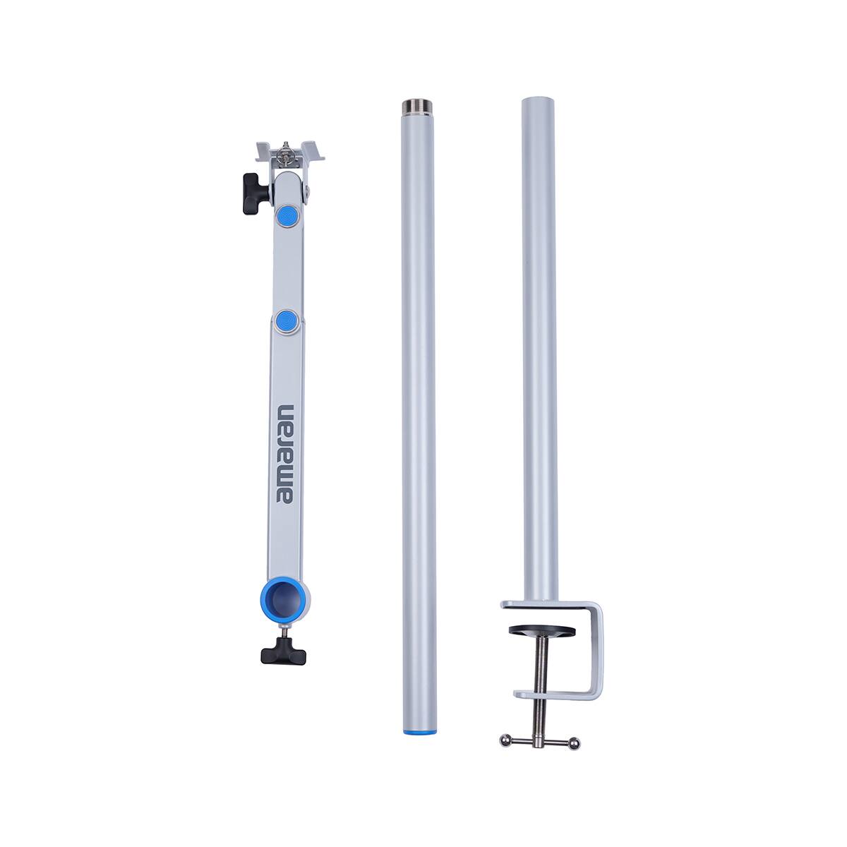 Alt View 2. Amaran - amaran Verge Desk Clamp Stand, Silver.