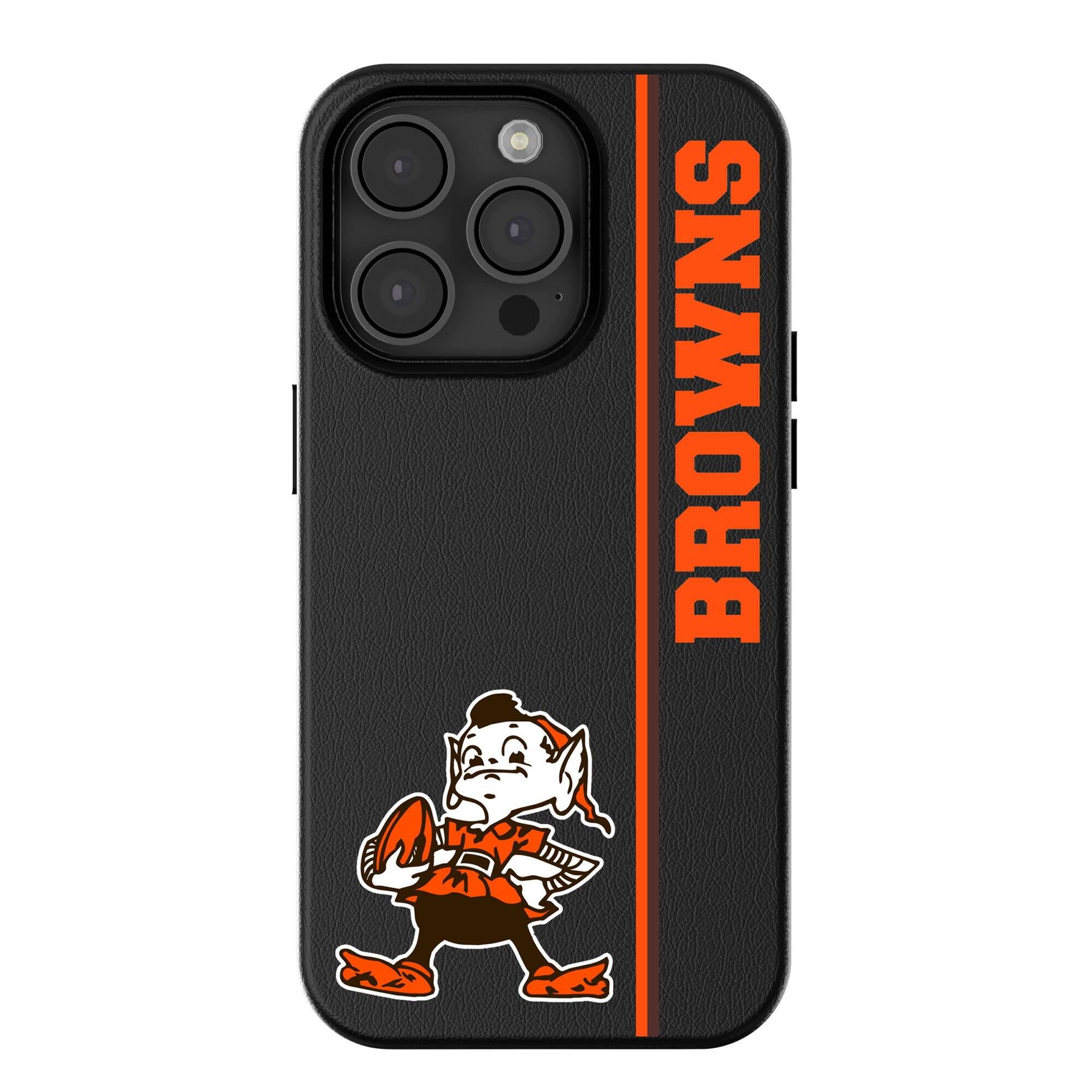 Keyscaper - NFL - Cleveland Browns Throwback Logo iPhone Magnetic Bump Case - 15 - Black price history on PriceWatchPro
