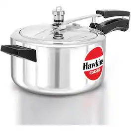 Hawkins - CL40 4 Liters Aluminum Pressure Cooker - Silver