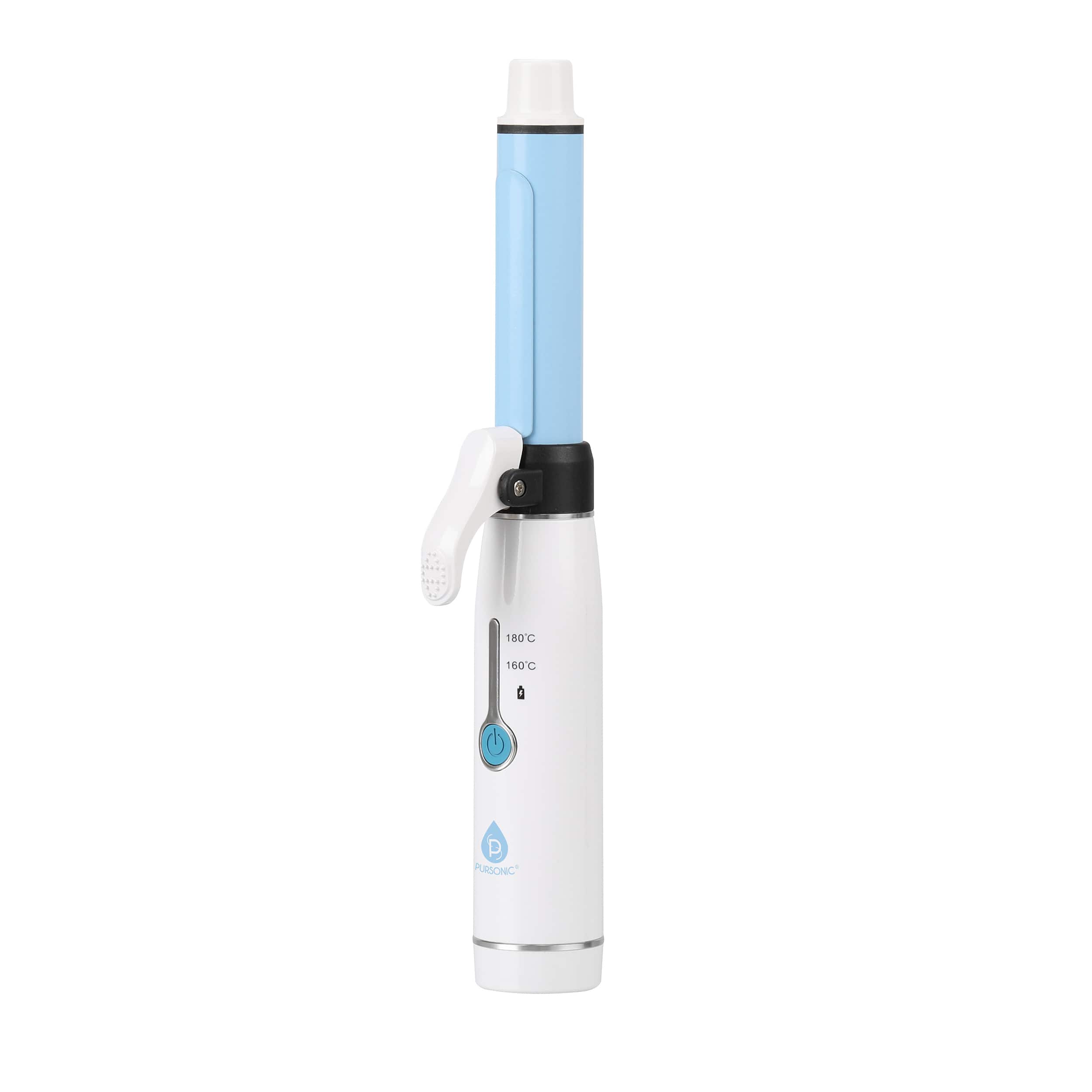 Pursonic - Rechargeable Cordless Portable Curling Iron - White