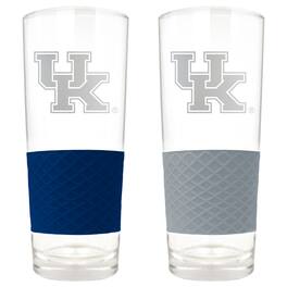 Great American Products - Kentucky Wildcats 22oz. Logo Score Pint Glass Two-Piece Set - Multicolor