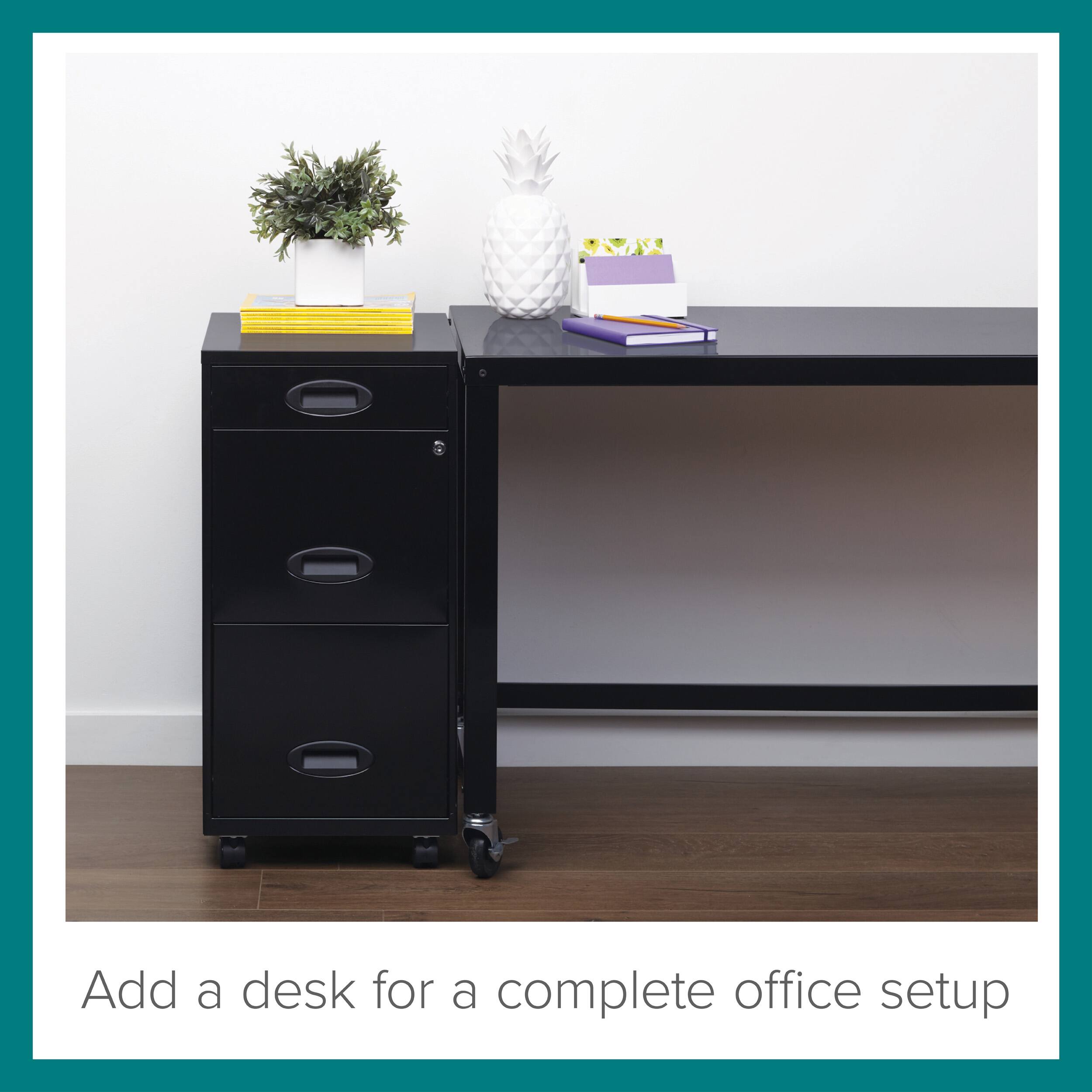 Add a desk for a complete office setup