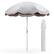 Front. Costway - 6.5 FT Outdoor Fringe Patio Umbrella with Carrying Bag Push Button Tilt for Garden - White.