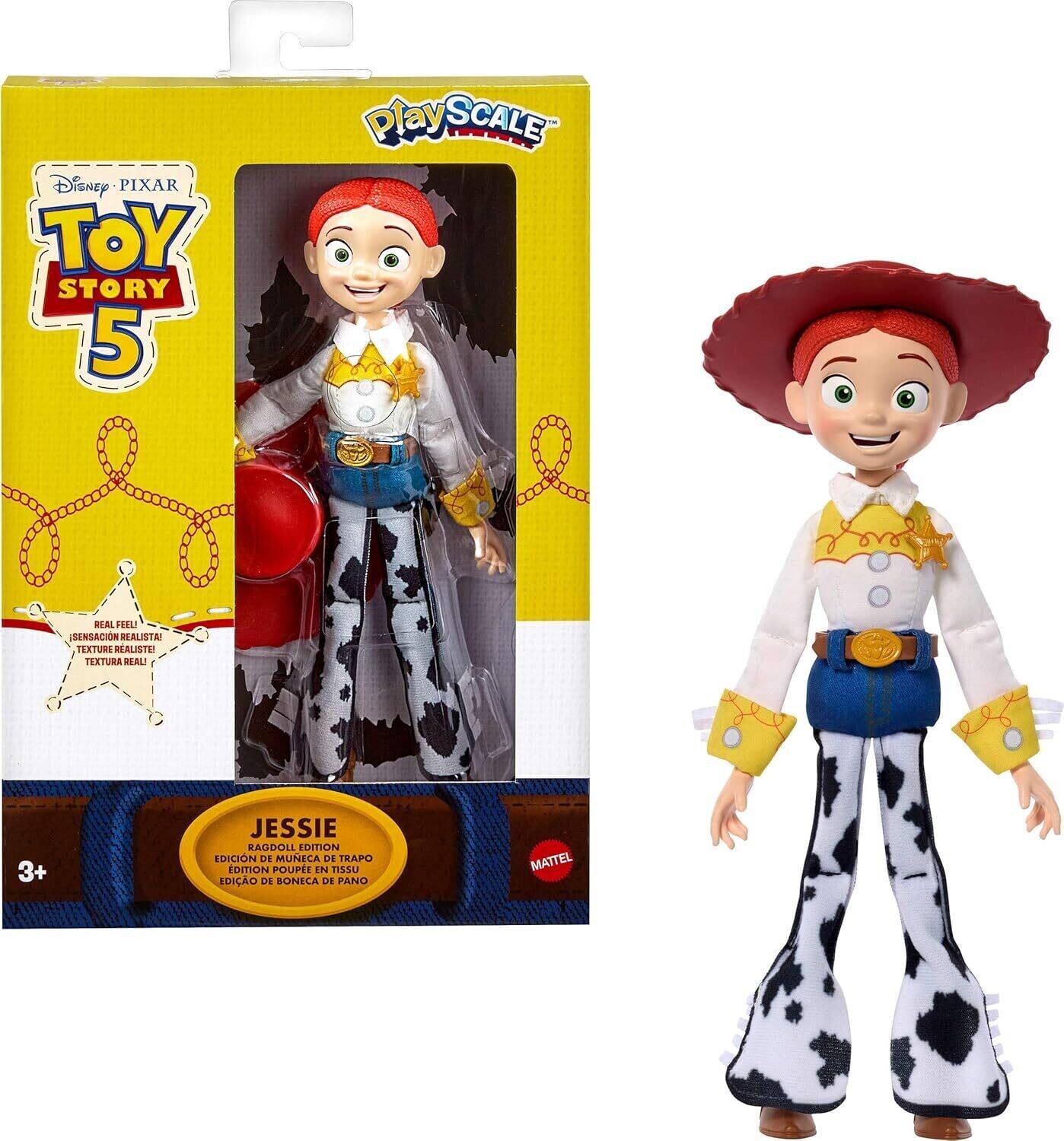 Mattel - Pixar Toy Story 5: 7'' Jesse Ragdoll Edition Figure, Playscale - COLLECTIBLES - Multicolor