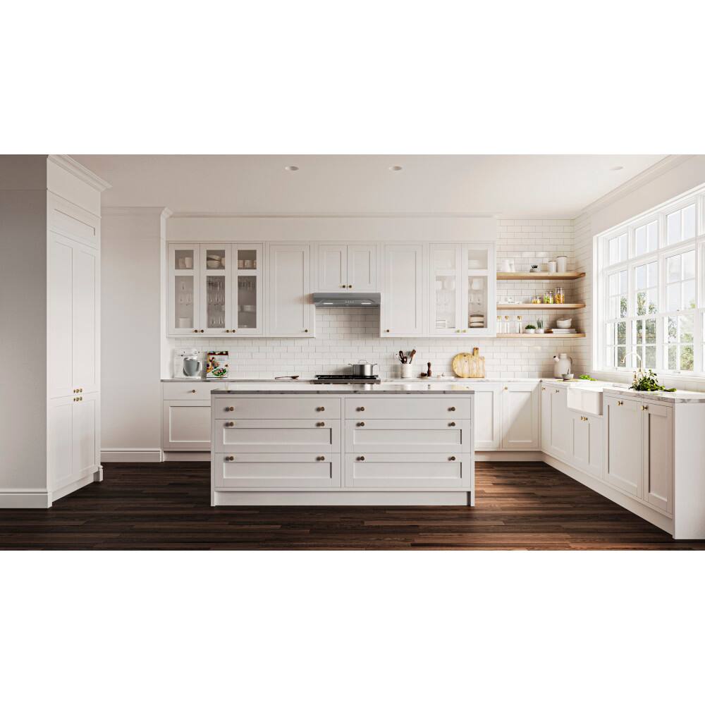 Alt View 8. Broan - Alta 30-Inch 490 MAX Blower CFM 1.0 Sones Range Hood - Stainless Steel.