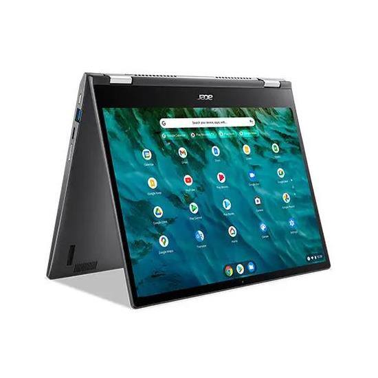 Back. Acer - Chromebook Spin 13.5" Touchscreen Intel i7-1165G7 2.80GHz 16GB 256GB Chrome | CP713-3W-76BL | NX.AHAAA.004.