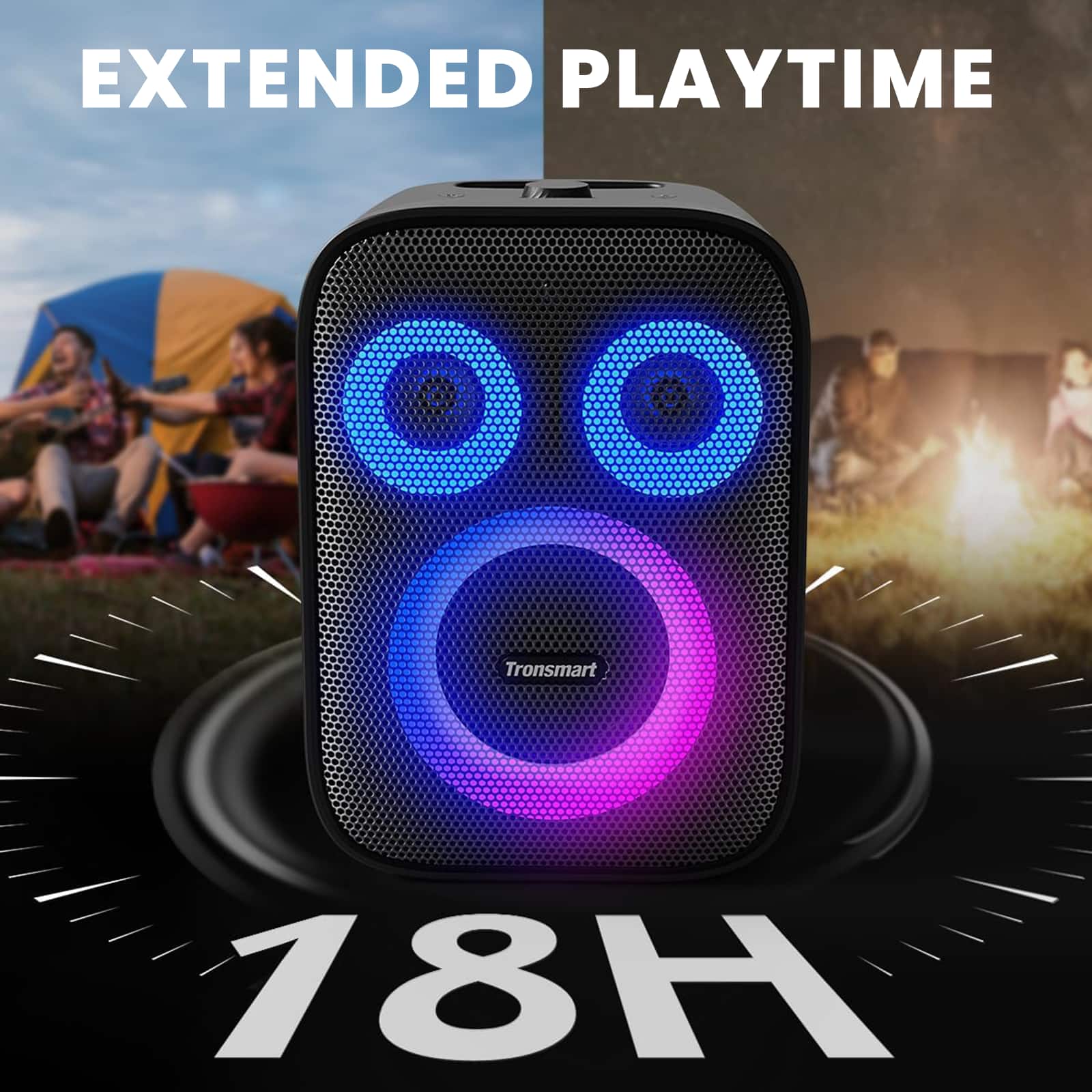 EXTENDED PLAYTIME 18H Tronsmart