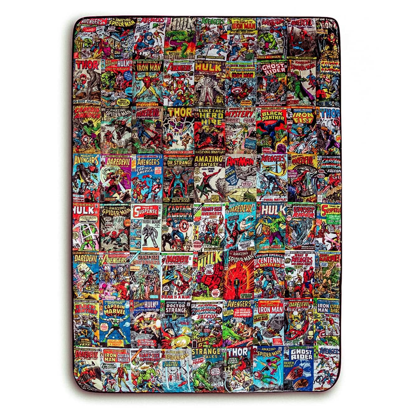 Surreal Entertainment - Marvel Comics Oversized Fleece Sherpa Throw Blanket | 54 x 72 Inches - Red price history on PriceWatchPro