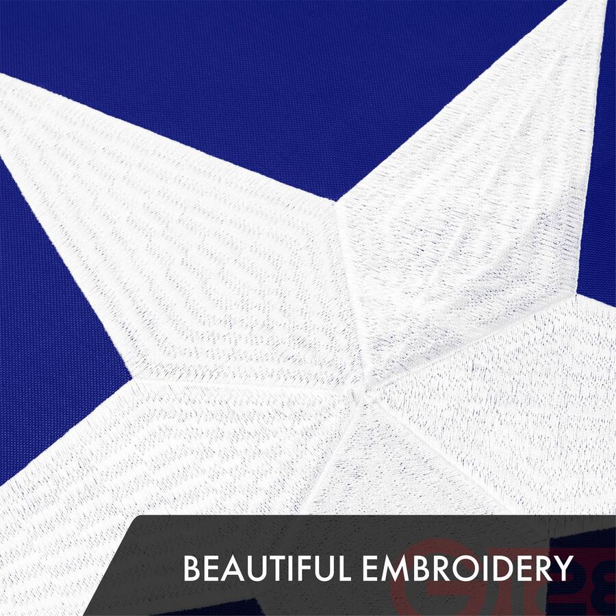 Tx Panel Kit G128 Texas State Flag, 8 x 12 ft, Embroidered 300D Polyester, Indoor ...