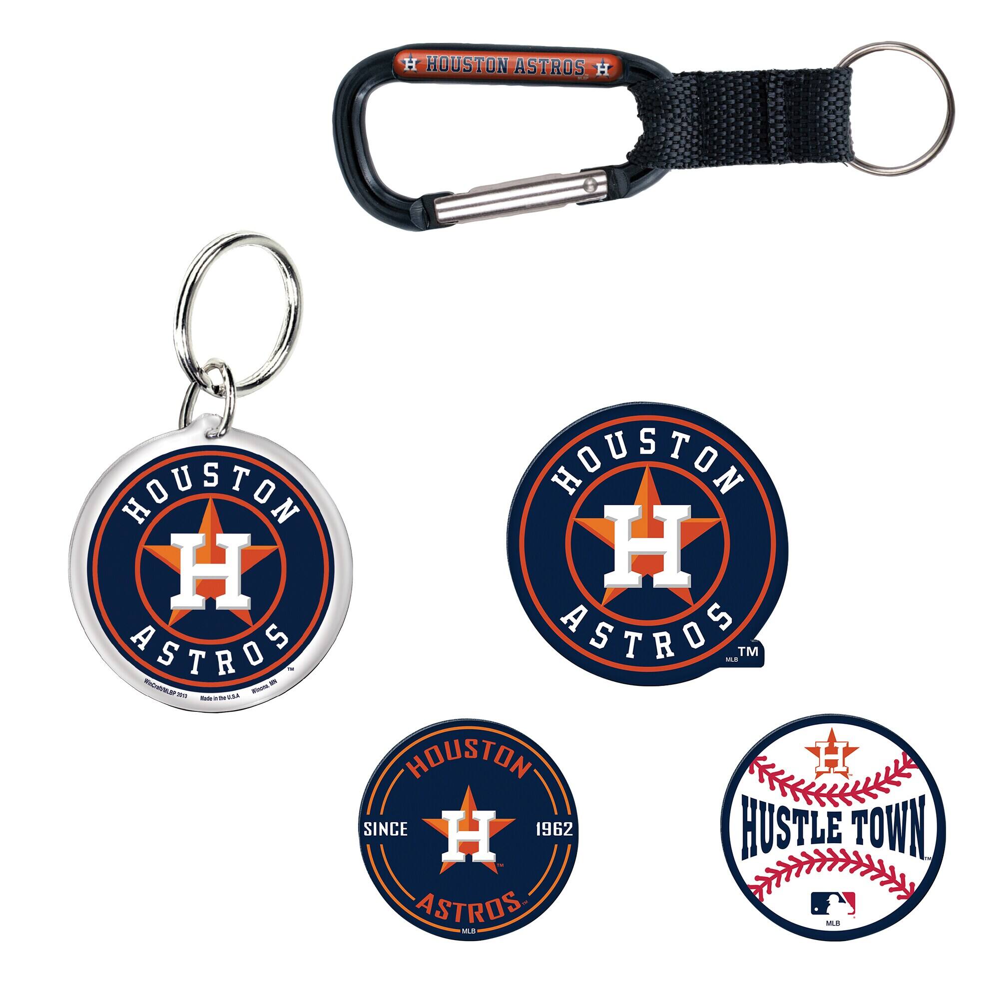 HOUSTON ASTROS  
HOUSTON ASTROS  
HOUSTON ASTROS SINCE 1962  
HUSTLE TOWN