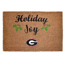 The Memory Company - Georgia Bulldogs 23" x 35" Holiday Door Mat - Multicolor