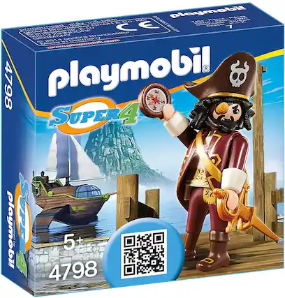 Playmobil Super 4
Pirates
5+
4798
Playmobil
Brandstätter GmbH
Made in Germany
www.playmobil.com
86/47