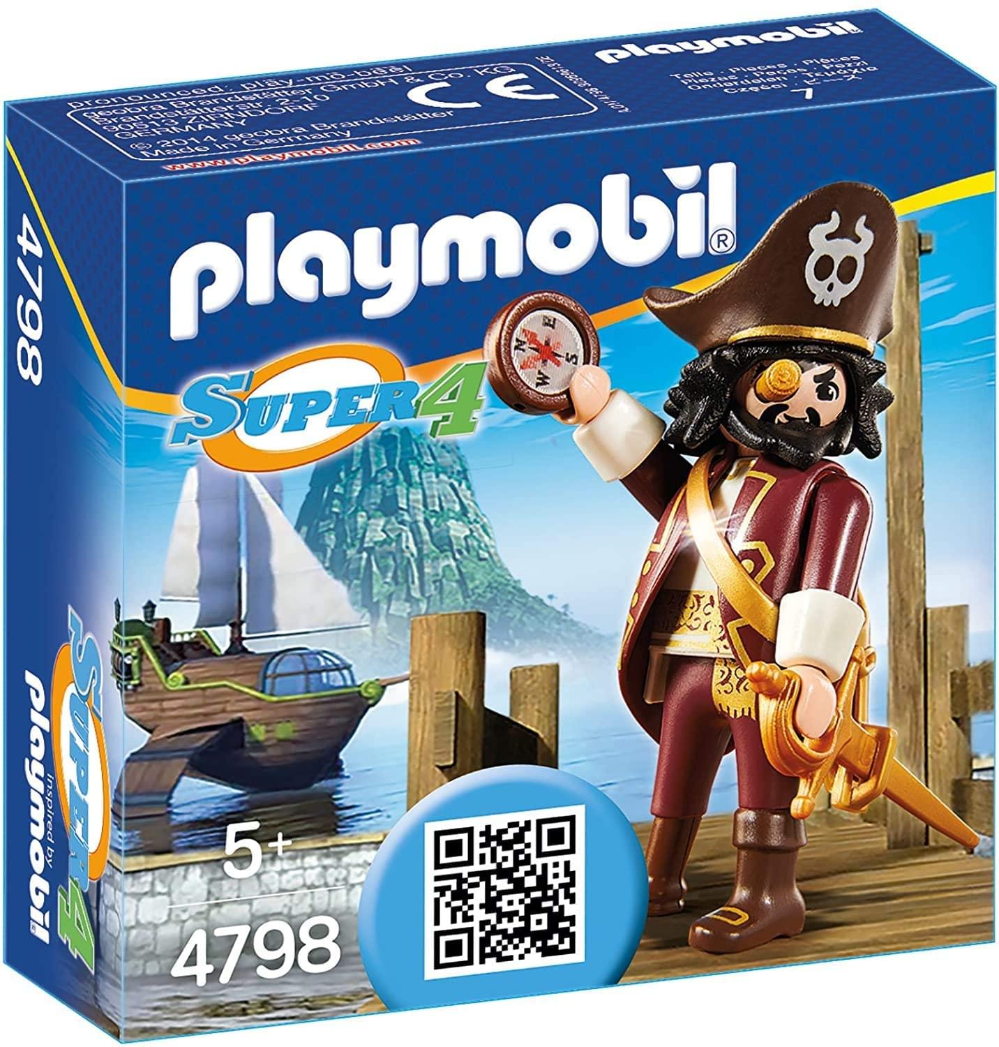 Playmobil Super 4  
Pirates  
5+  
4798  

Playmobil  
Brandstätter GmbH  
Made in Germany  
www.playmobil.com  

86/47