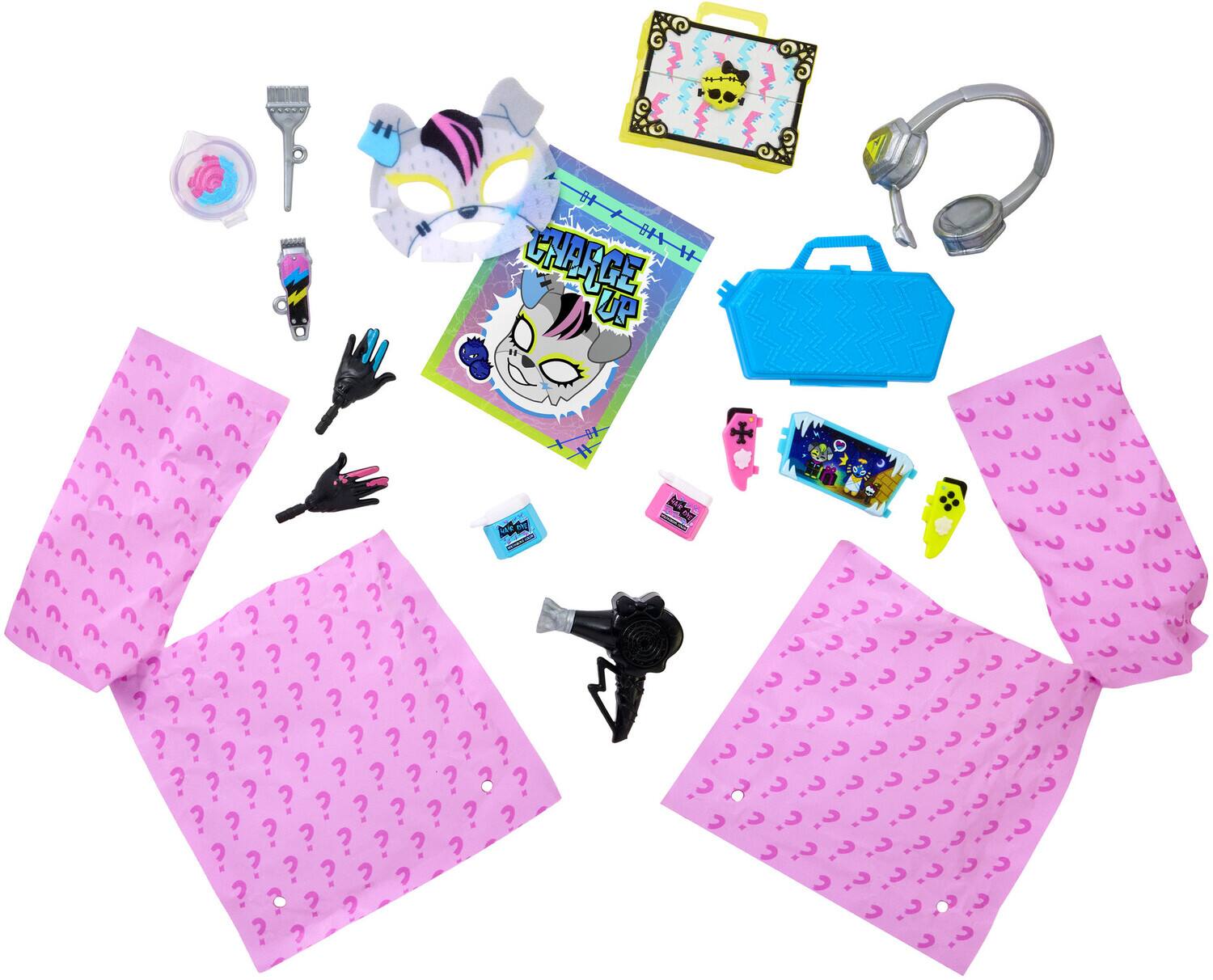 Alt View 4. Mattel - Monster High Self-Scare Secrets Frankie Stein Fashion Doll & Accessories   - COLLECTIBLES - Multicolor.
