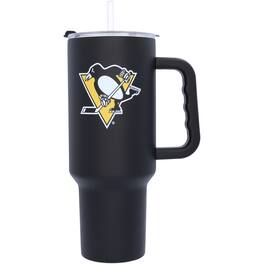 Logo Brands - Pittsburgh Penguins 40oz. Travel Tumbler with Handle - Multicolor