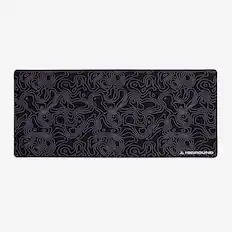 Front. Higround - Gaming Mouse Pad XL - Black Ice.