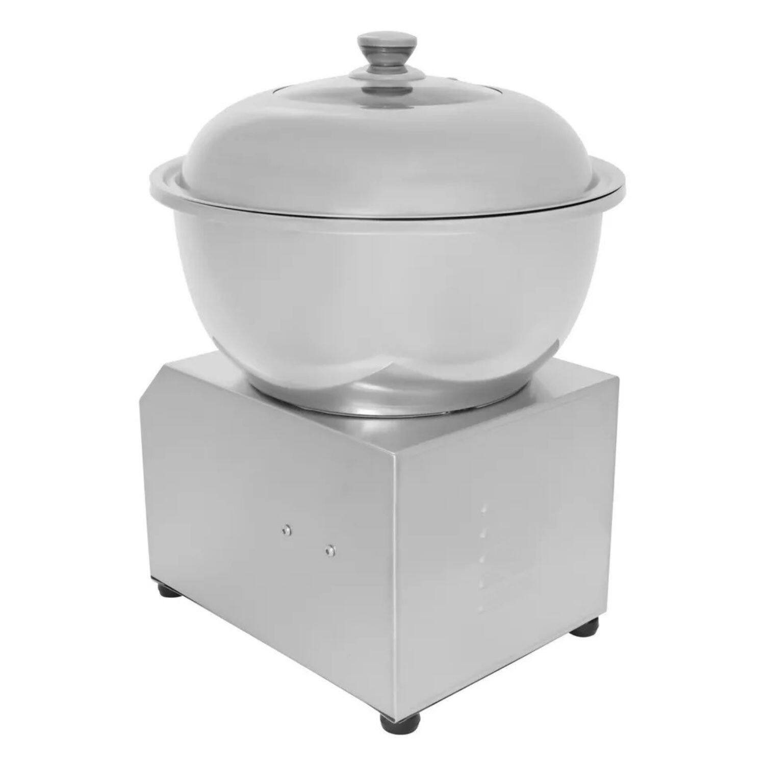 Back. Stock Preferred - Commercial 8kg Electric Dough Maker with 1500W Motor - Silver.