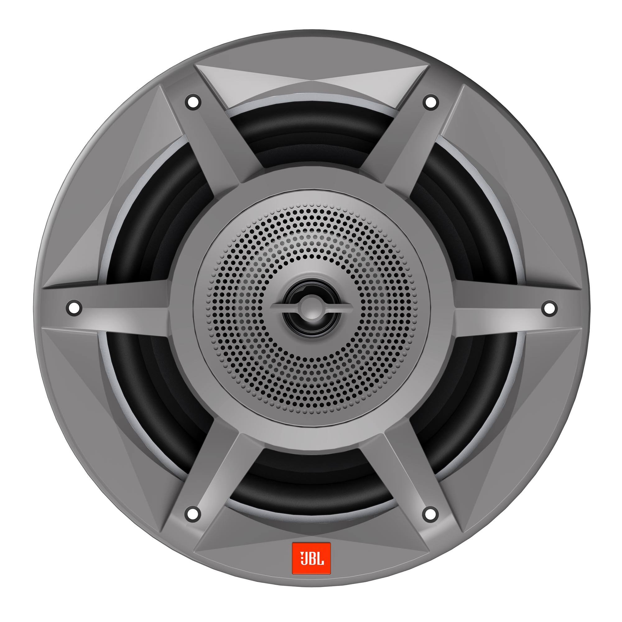 Alt View 1. JBL - JBL MARINESTADIUM82M 8" (200mm) Stadium Marine Three-Way Convertible Speakers - Pair - Black/Gray.