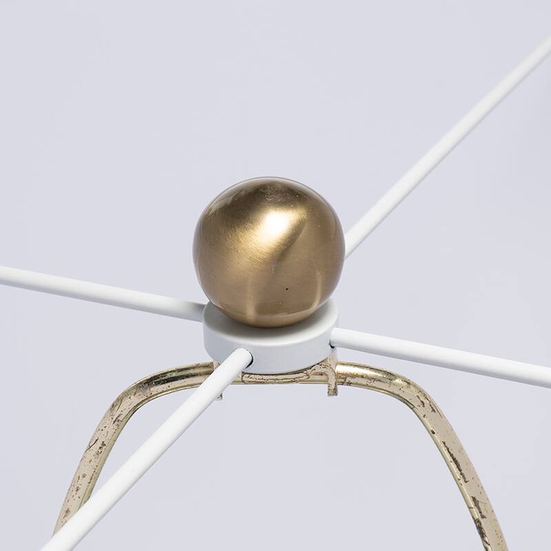 Left. Dexmalle - Dexmalle-Alabaster Slab Table Lamp-White and Gold.