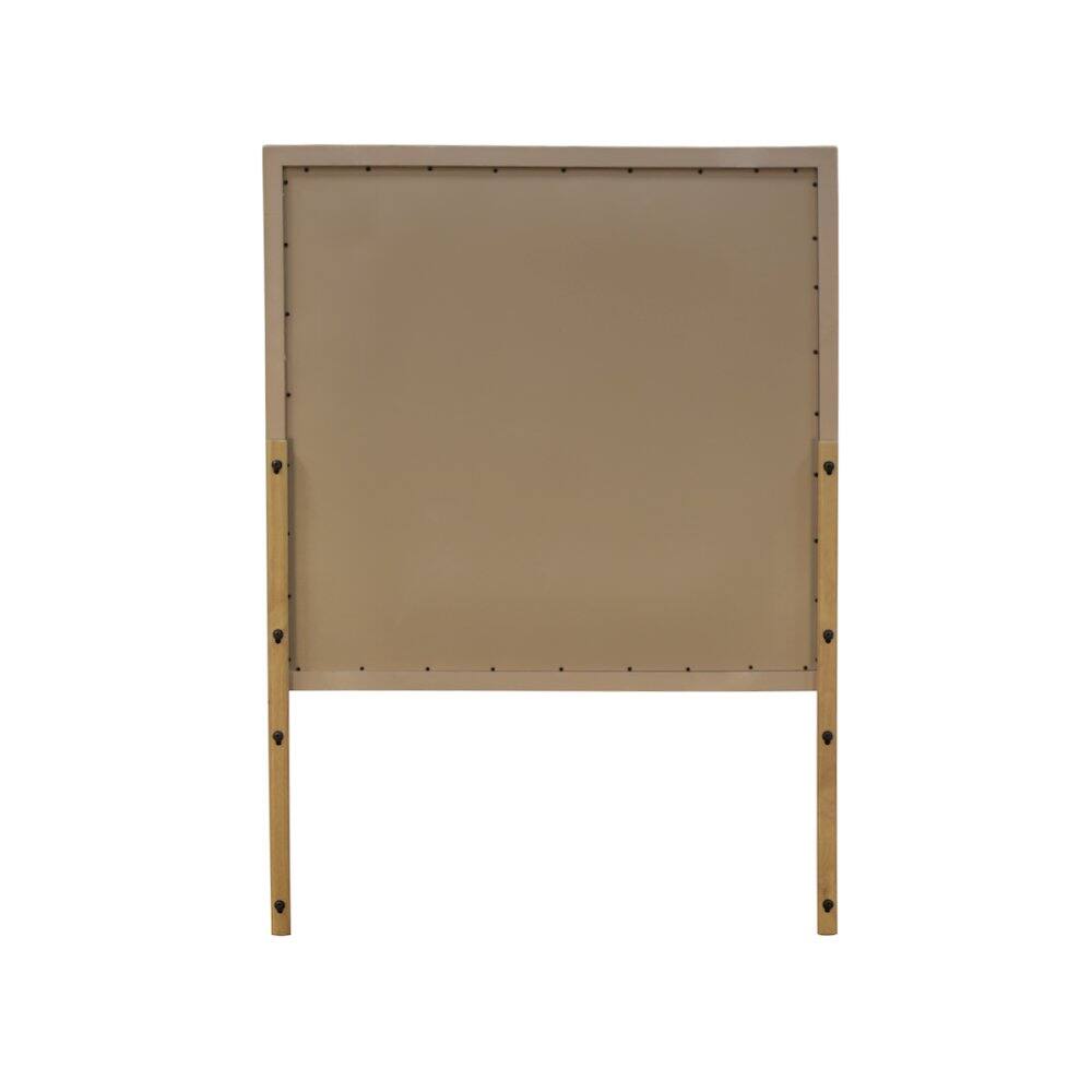 Back. Alpine Furniture - Harper Mirror - Light Oak.