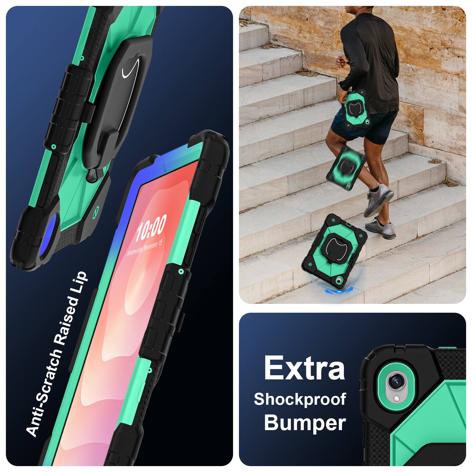 Lip Raised Anti-Scratch  
10:00  
8 Weecipeenber 15  
Lettr  
Meiy  
Extra Shockproof Bumper