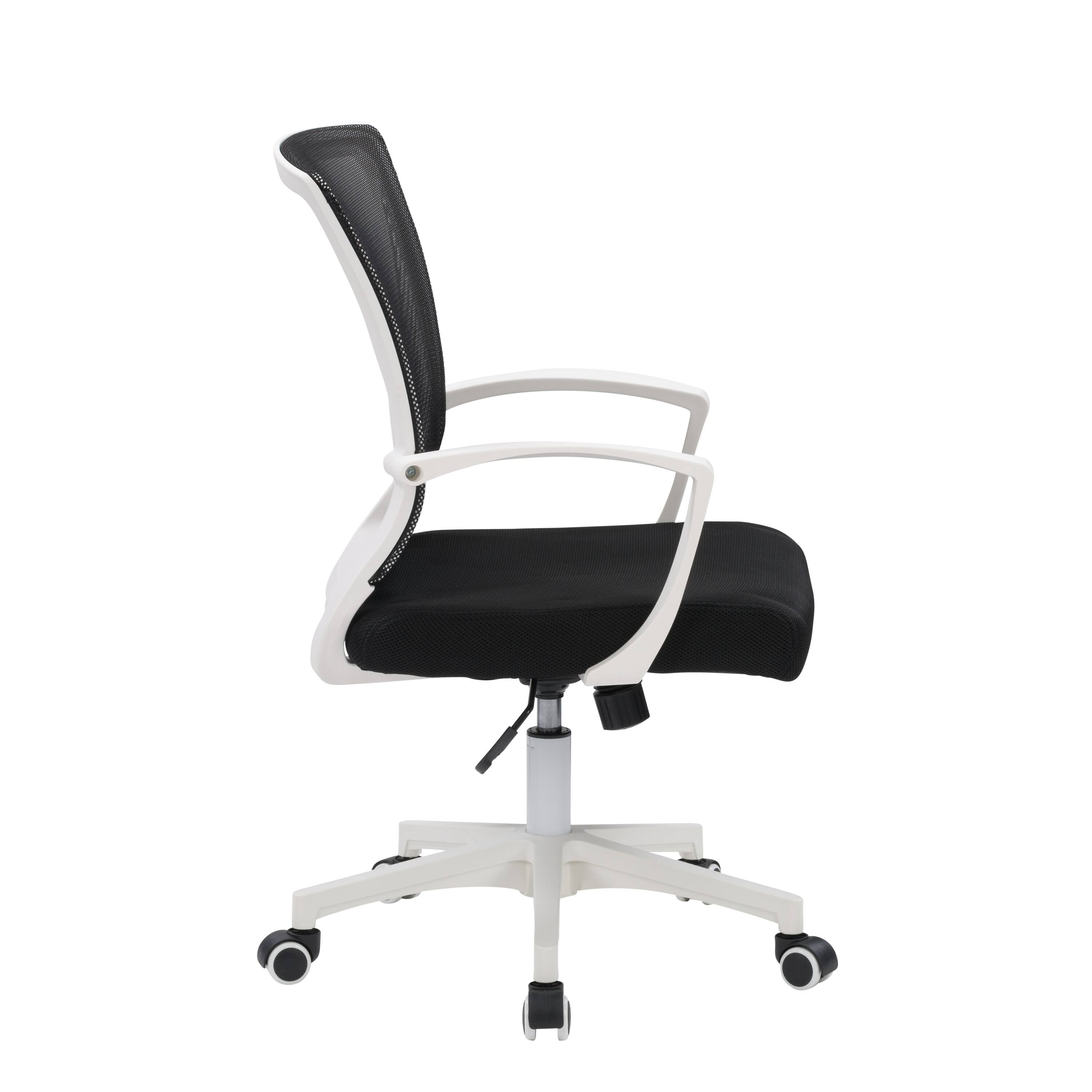Alt View 12. CorLiving - Workspace Mesh Back Office Chair - Black and White.