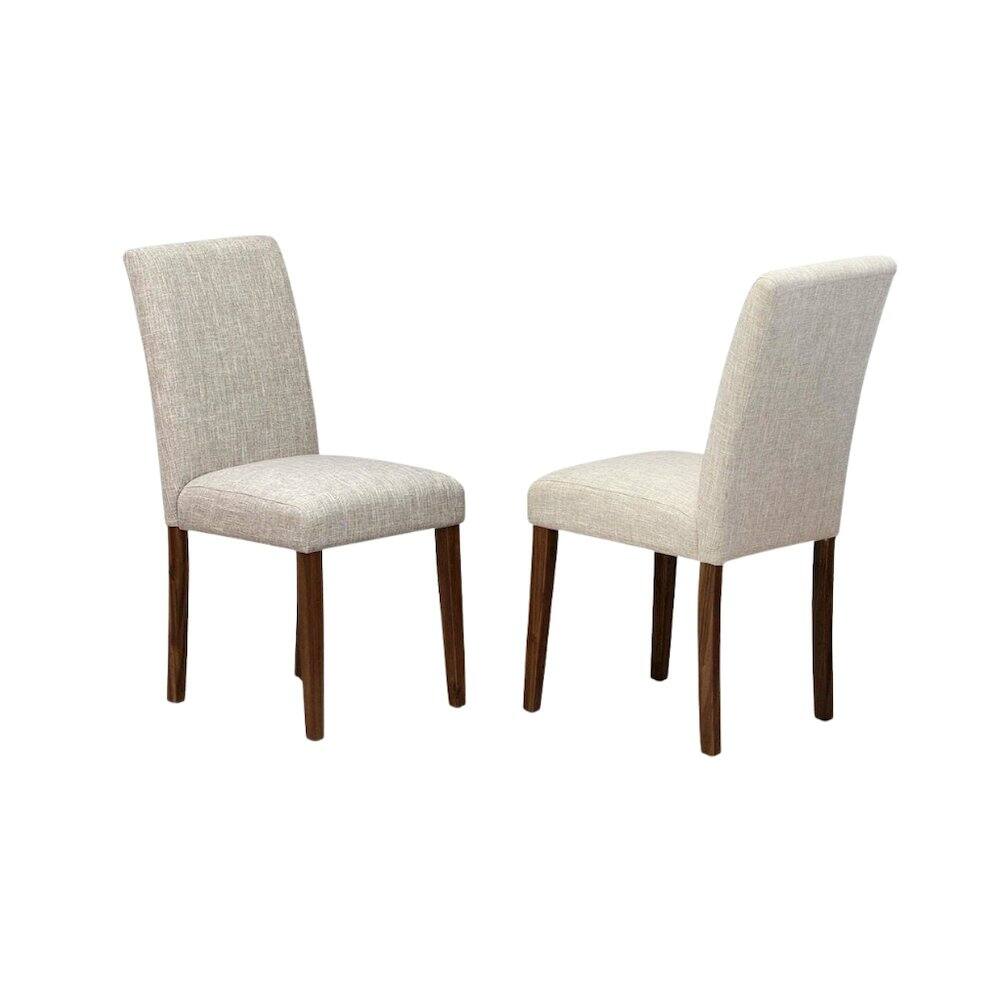 Left. FurniFact - Parsons Dining Chairs - Multi-Color.