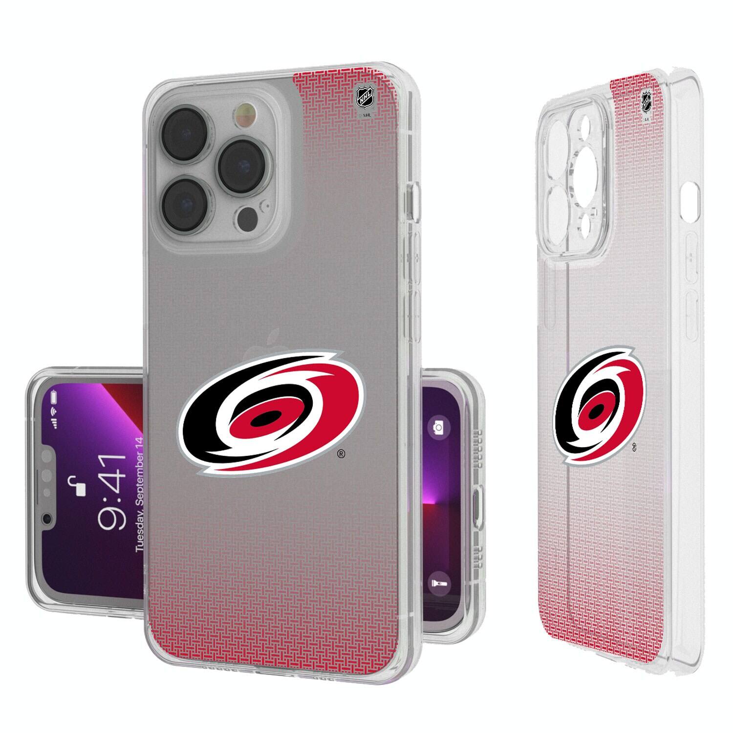 Keyscaper - NHL - Carolina Hurricanes Linen Logo iPhone Clear Case - 16 Pro - Multicolor price history on PriceWatchPro