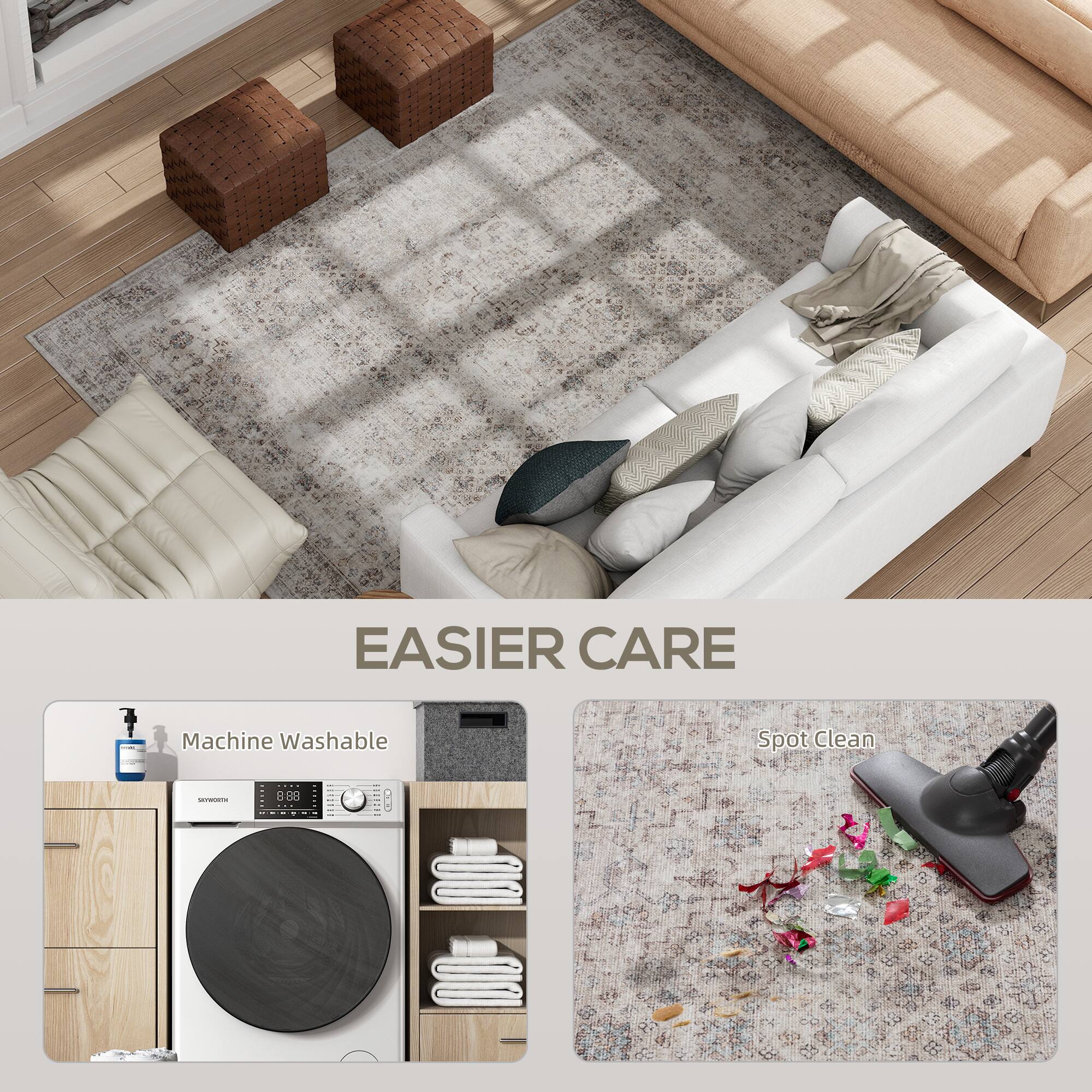 EASIER CARE

Machine Washable

Spot Clean