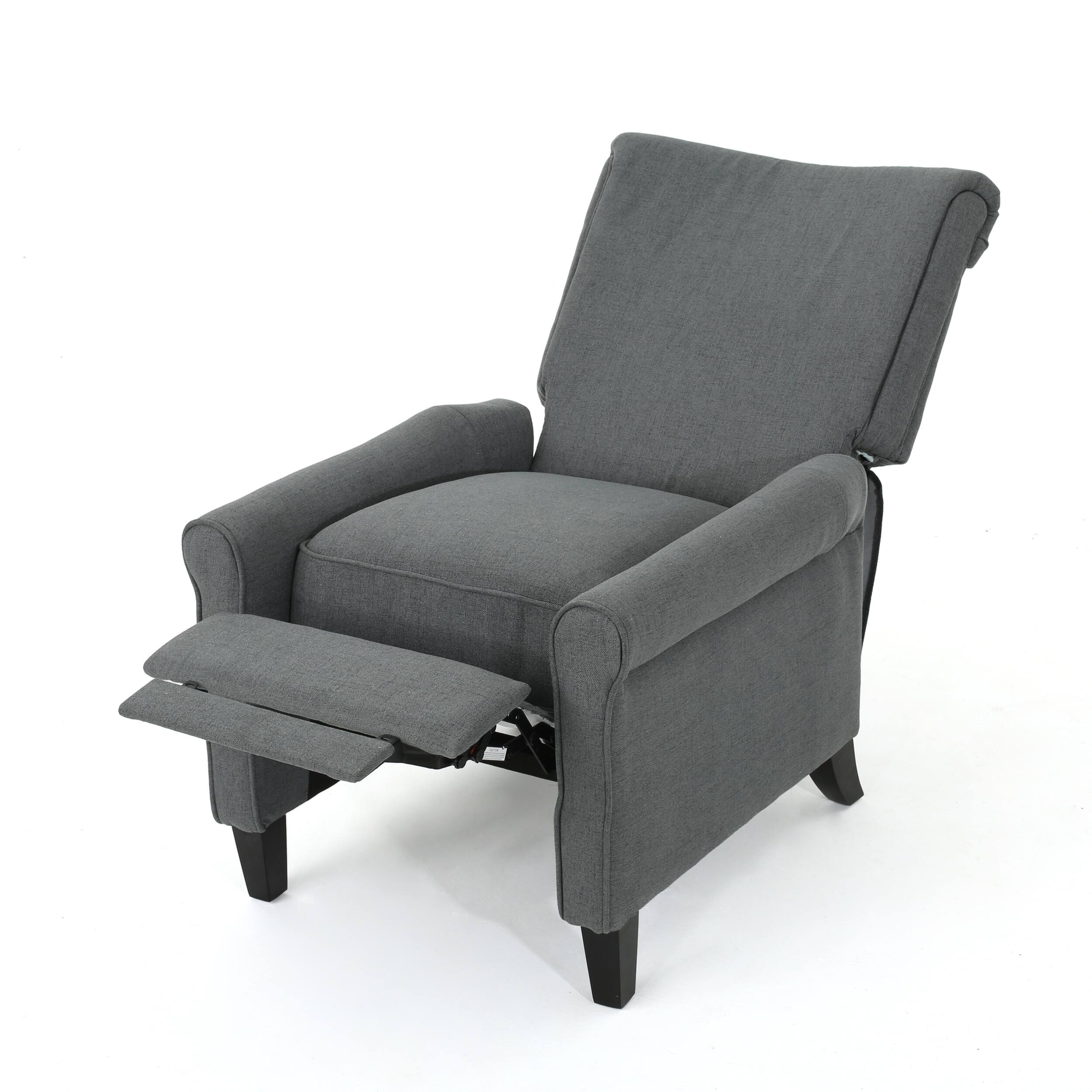 Alt View 4. APRILSOUL - Manual Standard Recliner - Gray.
