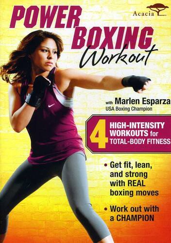 Front. Power Boxing Workout With Marlen Esparza   - DVD.