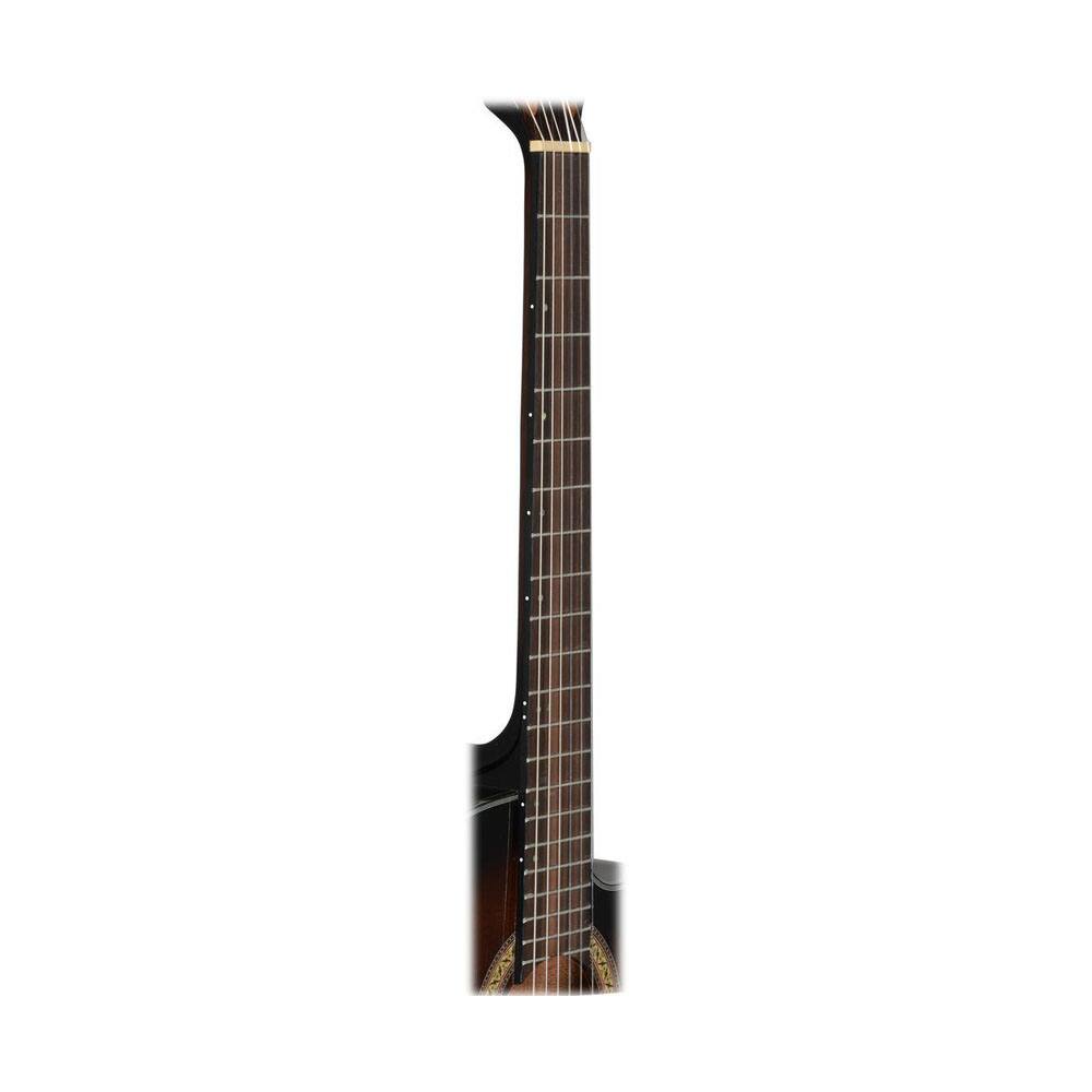 Angle. Ibanez - Ibanez Thinline 6 String Classical-Acoustic Electric Guitar, Dark Violin Burst - Dark Violin Burst.