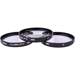Hoya - 55mm HMC Close-Up Filter Set II, Includes +1, +2 and +4 Diopter Filters