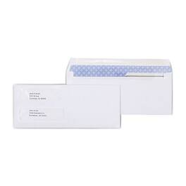 Staples - Laser Check Size Gummed Security Tinted Business Envelopes, 3 5/8" x 8 7/8", 1000/Box - Wove White