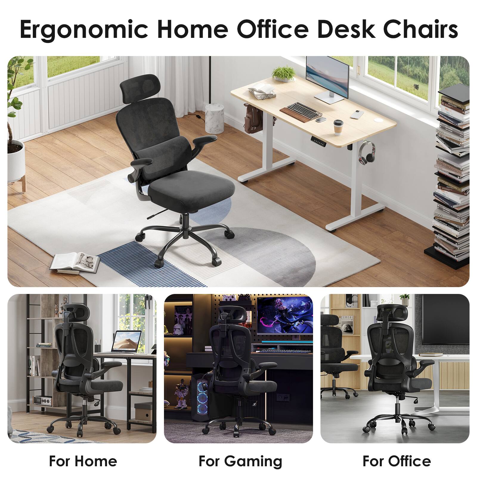 Ergonomic Home Office Desk Chairs

For Home  
For Gaming  
For Office