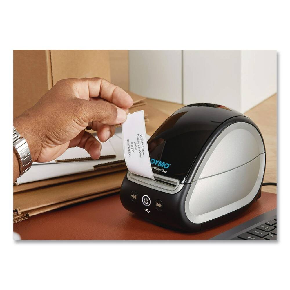 United Services  
London  
4 Featherstone  
McWalter C  
3 Kensington  
A56  
Brown Street  
DYMO Writer 550  
C 1R