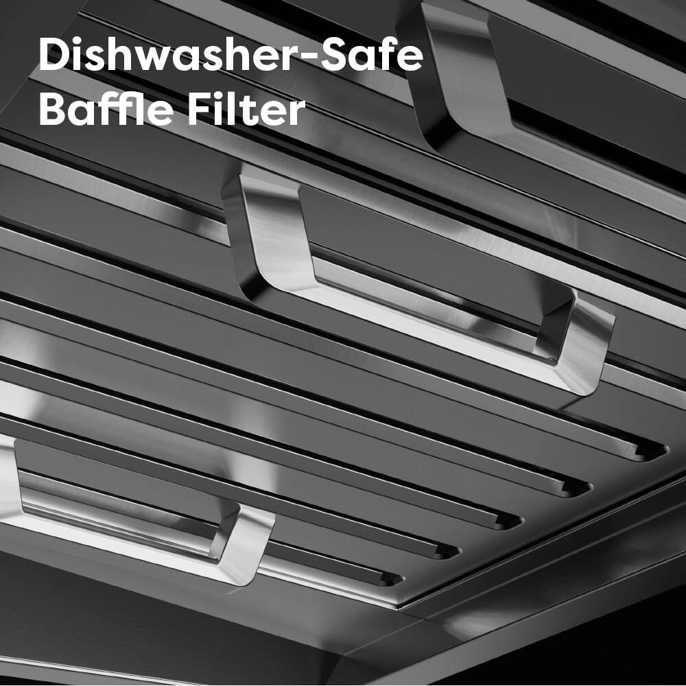 Dishwasher-Safe Baffle Filter