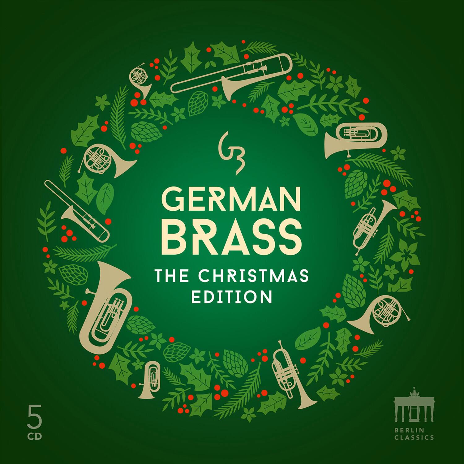GERMAN BRASS THE CHRISTMAS EDITION 5 CD BERLIN CLASSICS