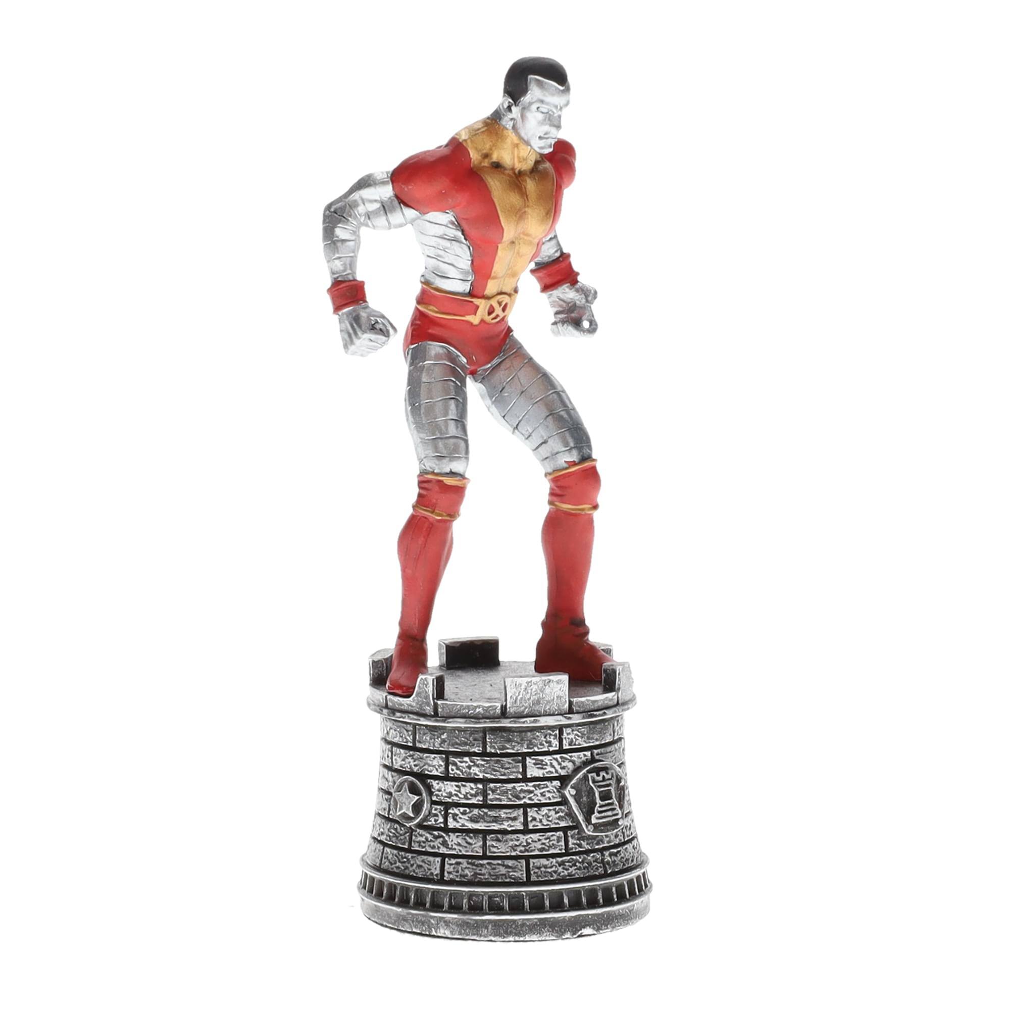 Alt View 4. Marvel - Marvel Chess Collection #35 Colossus (Rook) | Chess Piece Only - Red.