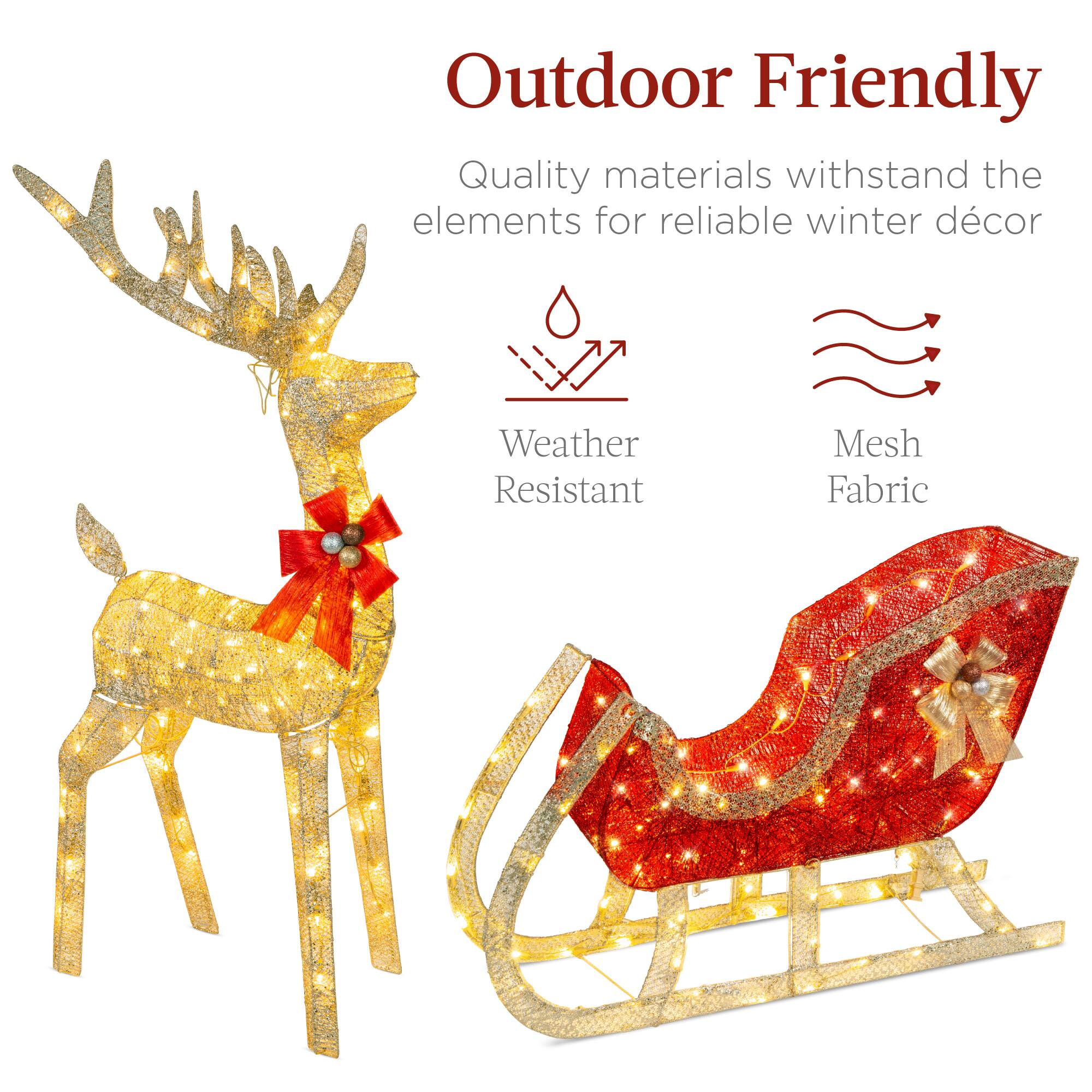 Outdoor Friendly

Quality materials withstand the elements for reliable winter décor

Weather Resistant

Mesh Fabric