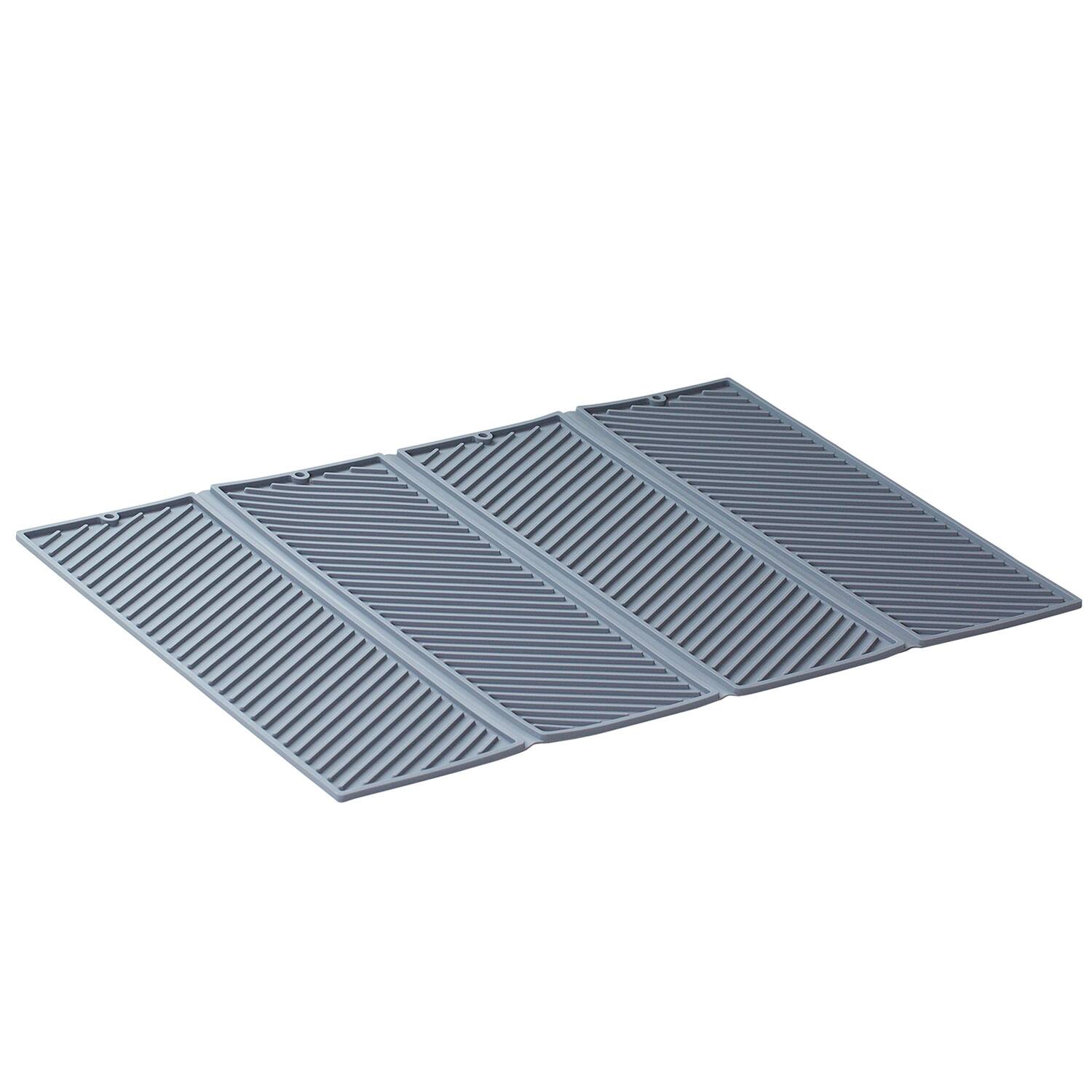 Front. Better Houseware - Better Houseware 3419 Expandable Silicone Drying Mat - gray.