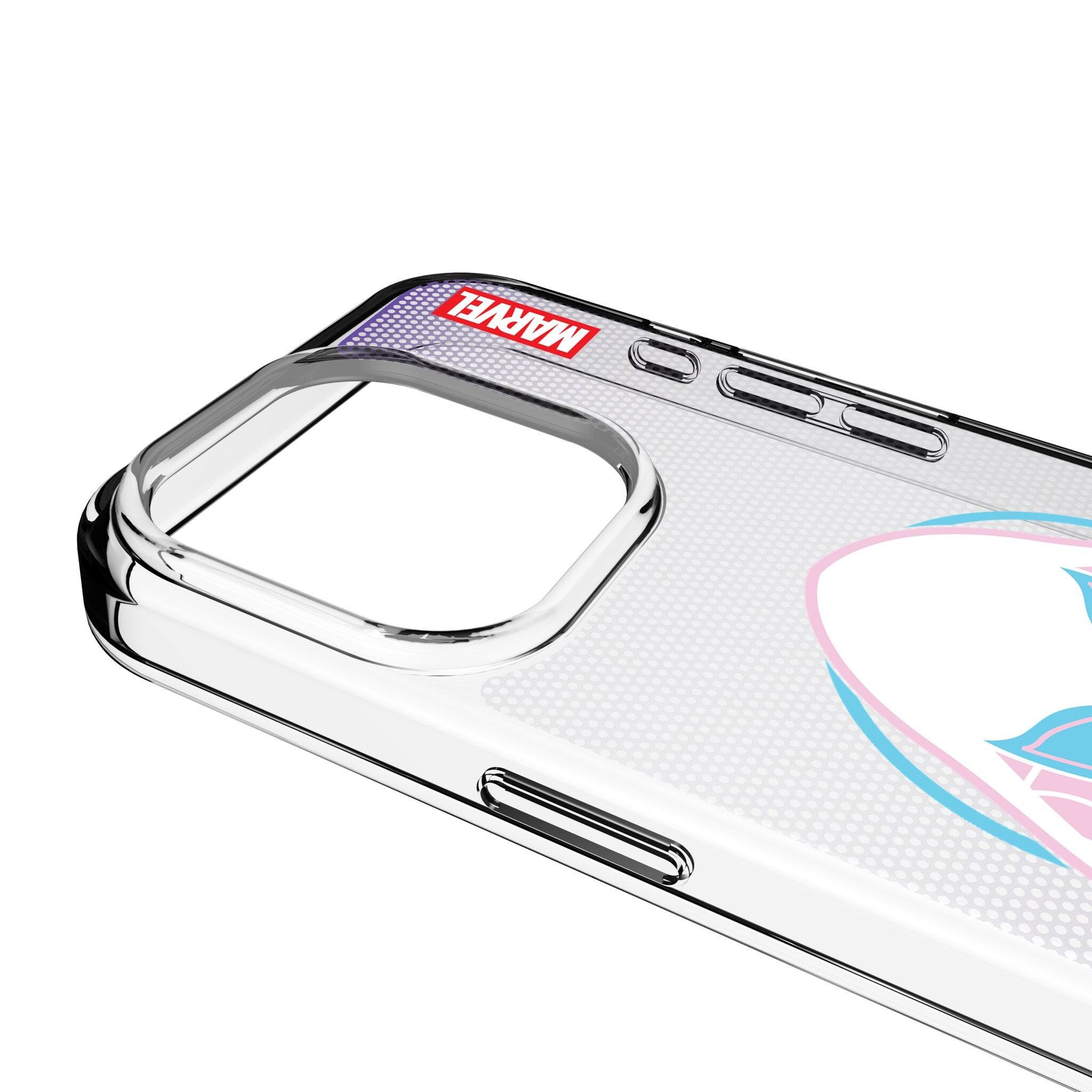 Left. Keyscaper - Marvel Grid Clear Phone Case - Apple iPhone 14 Pro Max - Spider-Gwen.