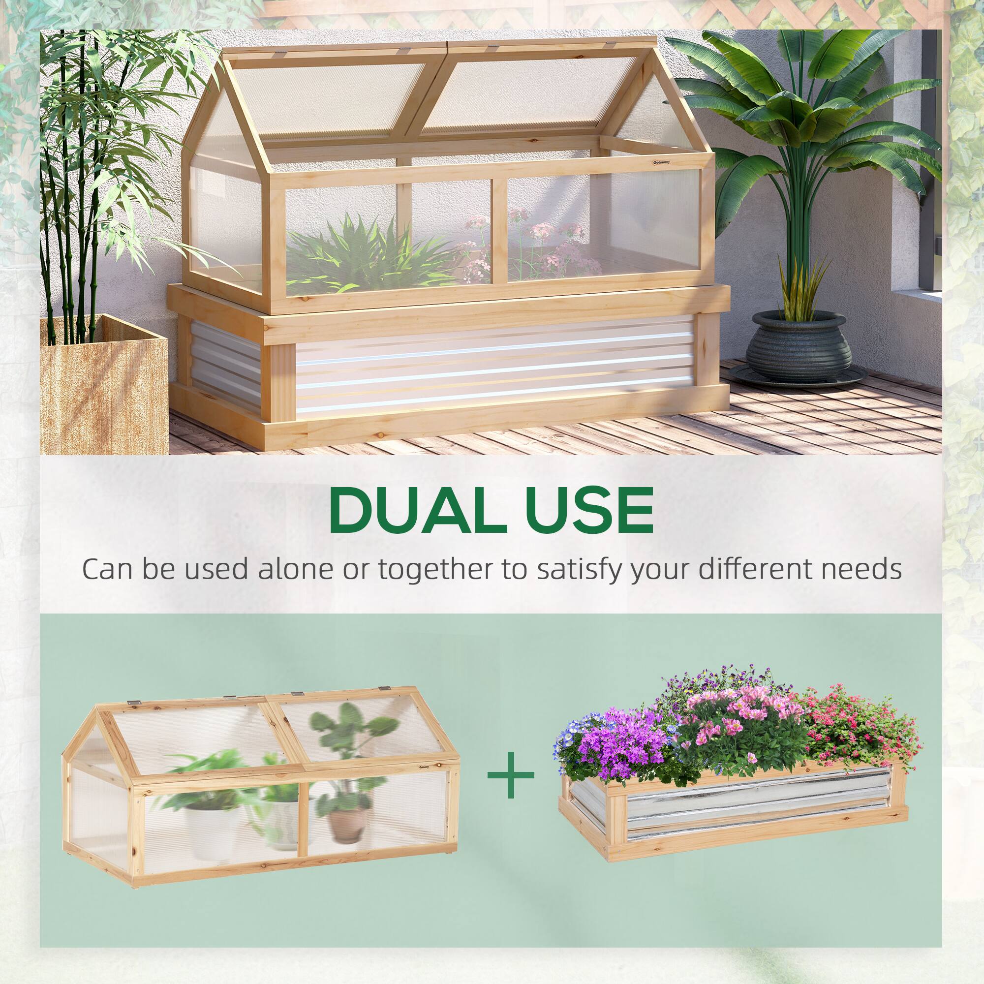 DUAL USE
Can be used alone or together to satisfy your different needs